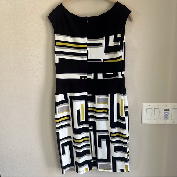 Joseph Ribkoff Geometric Dress - Picture 5 of 8